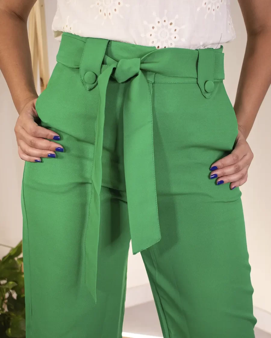 Calça Pantalona de Amarra